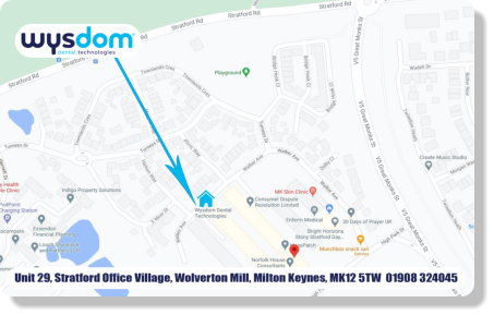 Wysdom Dental office location map