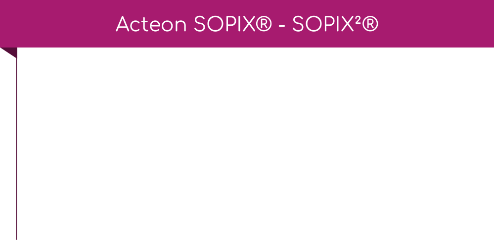 Acteon SOPIX® - SOPIX²®