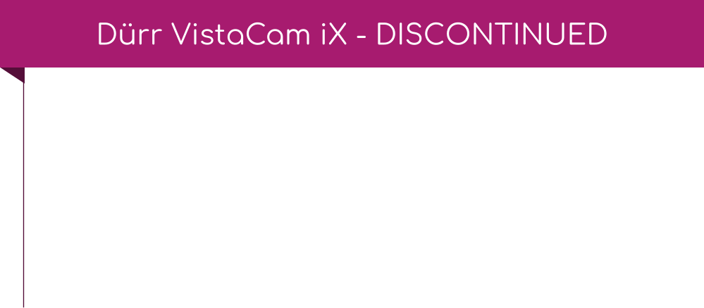 Dürr VistaCam iX - DISCONTINUED